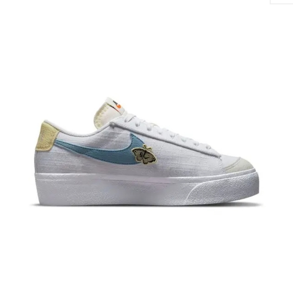 Nike Womens Blazer Low Platform Next Nature Air Sprung Sneakers Embellishment